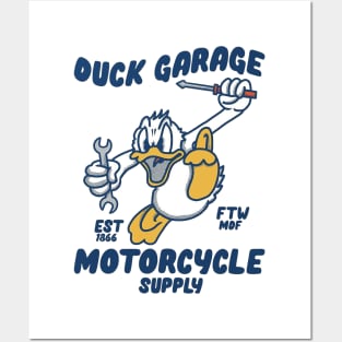 duck garage Posters and Art